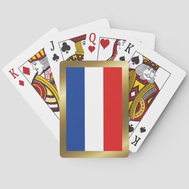 Jeu De Cartes Pays-Bas Drapeau Lecture Cartes (dos)