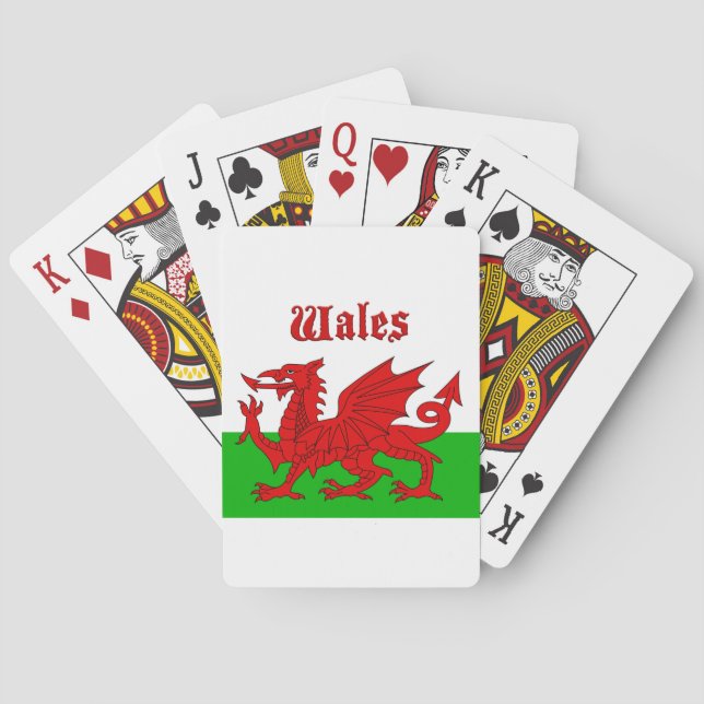 Jeu De Cartes Pays de Galles (dos)