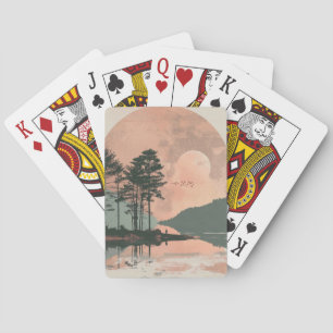 Jeu De Cartes Paysage Abstrait de Boho (1)
