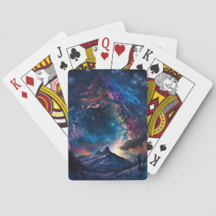 Jeu De Cartes Paysage cosmique des montagnes