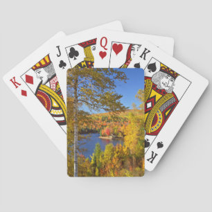 Jeu De Cartes Paysage d'arbres en automne, Maine