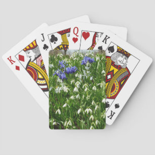 Jeu De Cartes Paysage des fleurs du début du printemps