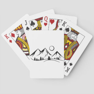 Jeu De Cartes Paysage des montagnes