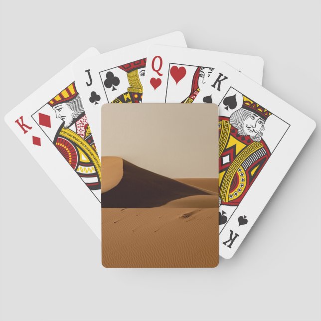 Jeu De Cartes Paysage désertique de dunes de sable (dos)