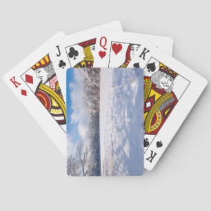 Jeu De Cartes Paysage d'hiver de Salem Hills Pond et Forêt