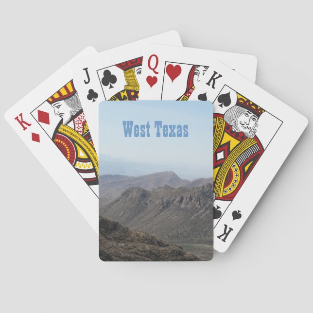 Jeu De Cartes Paysage du Texas occidental (dos)