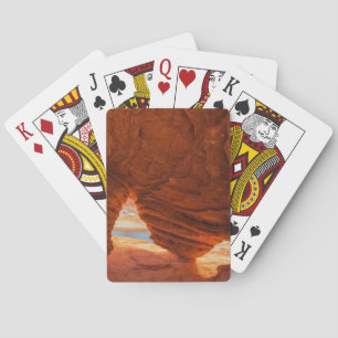 Jeu De Cartes Paysage d'une grotte de grès érodé