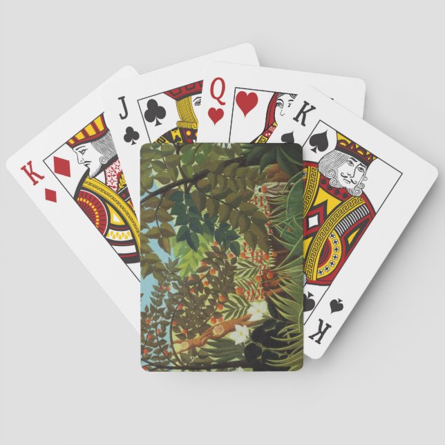 Jeu De Cartes Paysage exotique (dos)