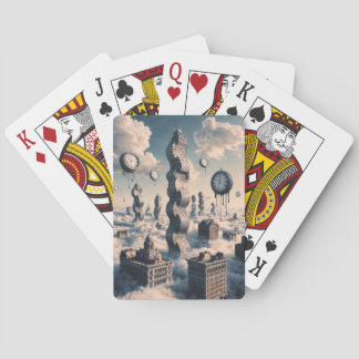 Jeu De Cartes Paysage urbain à torsion temporelle