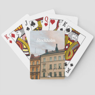 Jeu De Cartes Paysage urbain de Södermalm à Stockholm