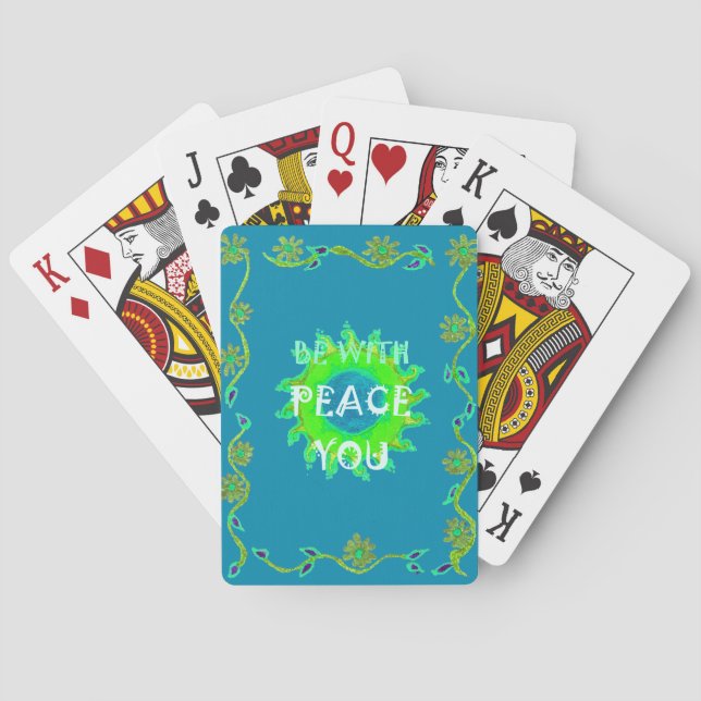 Jeu De Cartes Peace Be with You Art Print (dos)