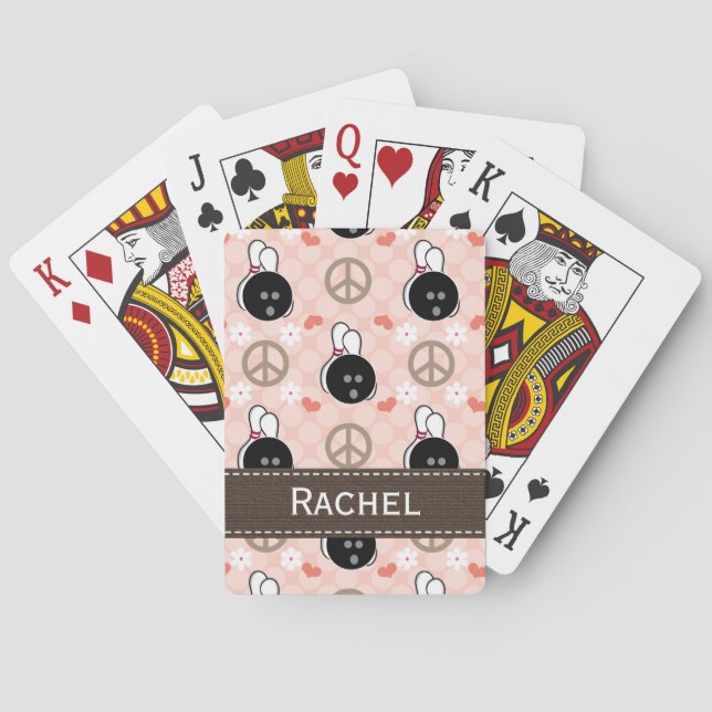 Jeu De Cartes Peace Love Bowling (dos)