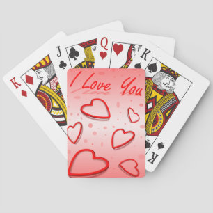 Jeu De Cartes Peace Love Office Party Merci Motif coloré