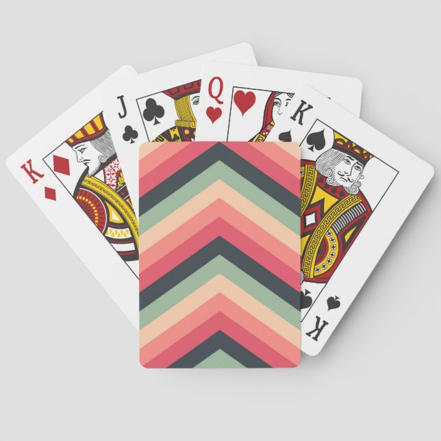 Jeu De Cartes Peach Grove Zigzag (dos)