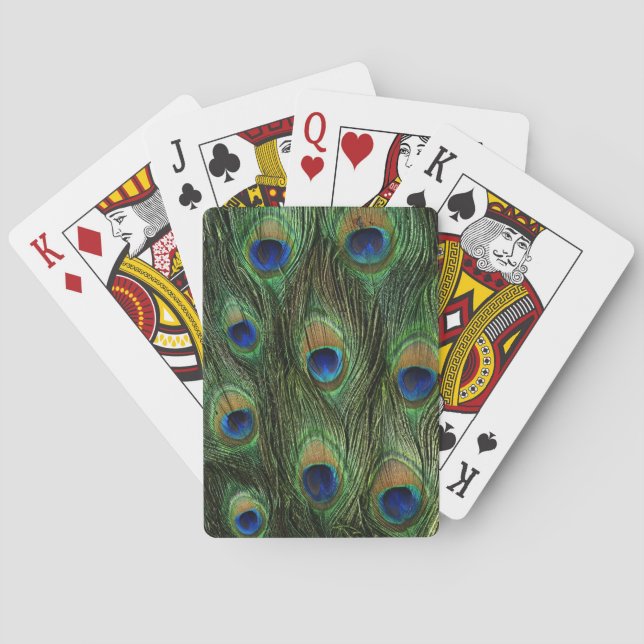 Jeu De Cartes Peacock feather (dos)