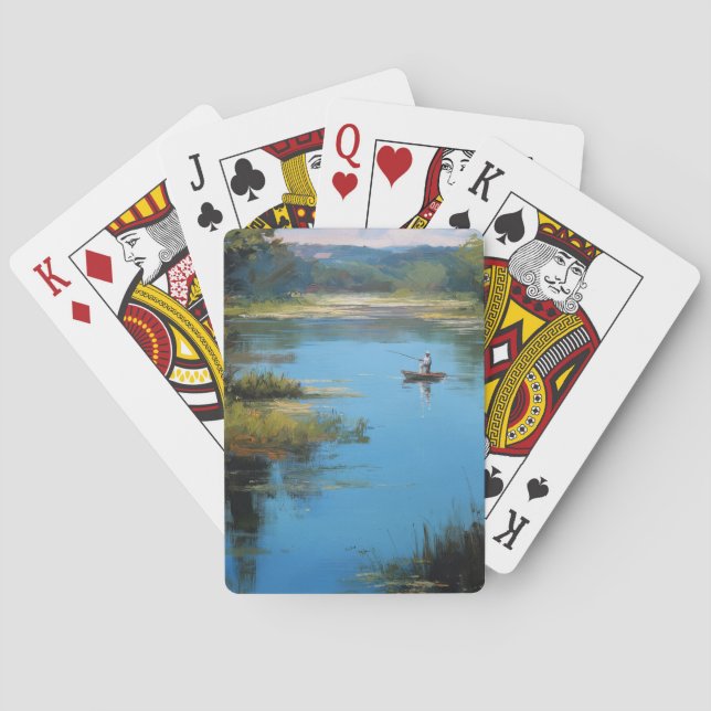 Jeu De Cartes Pêche en plein air (dos)