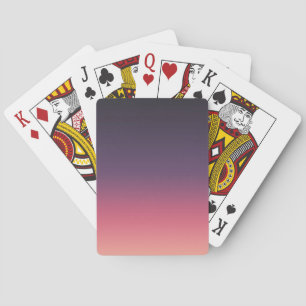 Jeu De Cartes Pêche moderne simple au gradient pourpre