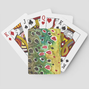 Jeu De Cartes Pêcheur Brown de truites