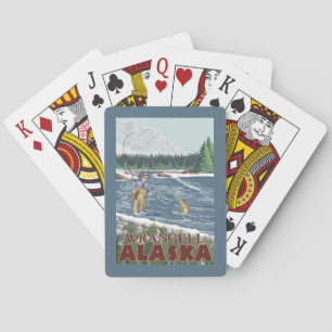 Jeu De Cartes Pêcheur de mouche - Wrangell, Alaska