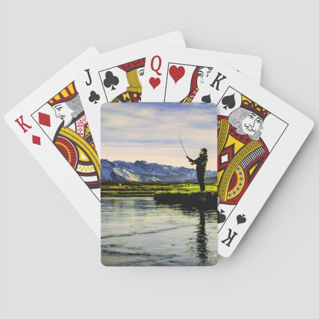 Jeu De Cartes Pêcheur du lac Fishing Mountain (dos)