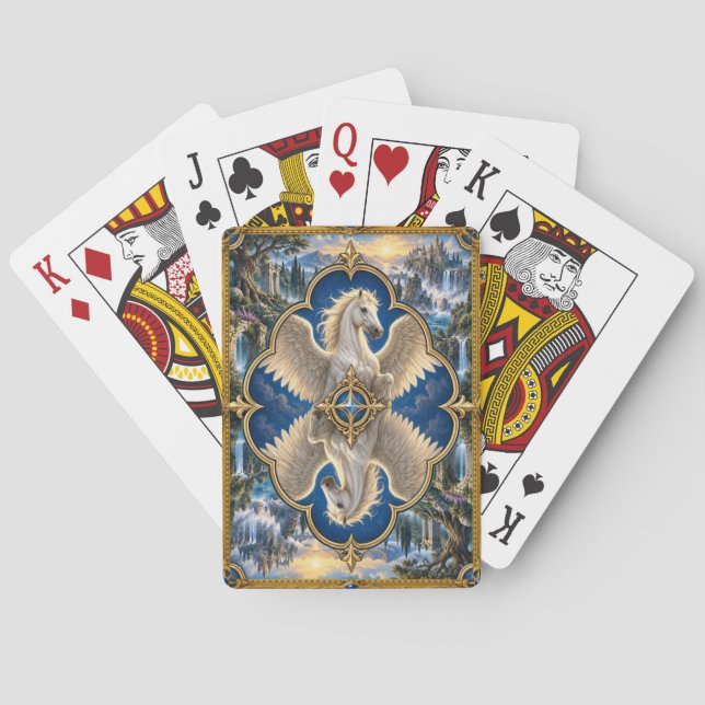 Jeu De Cartes Pégase, Monstre de Fantasy Gothique (dos)