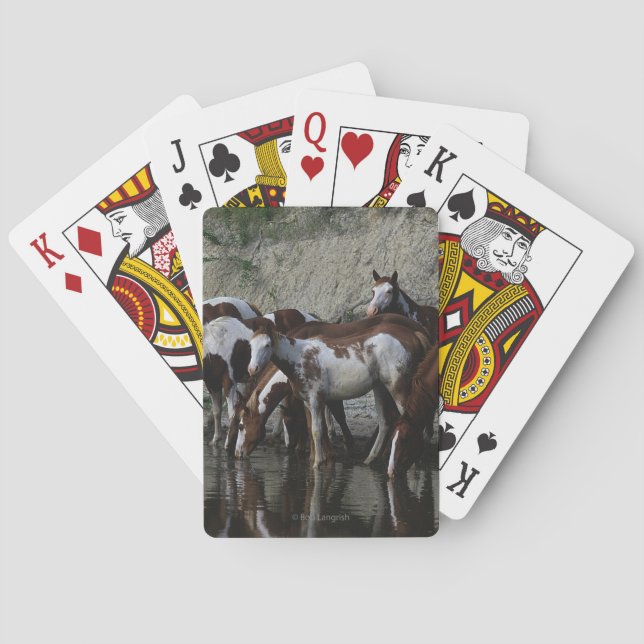 Jeu De Cartes Peignez le boire de chevaux (dos)