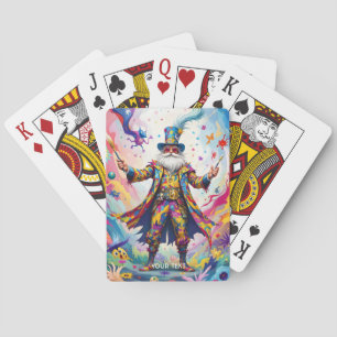 Jeu De Cartes Peintre Abstrait Vibrant Fantastique Mignon