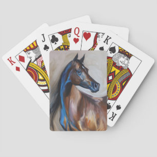 Jeu De Cartes Peinture à cheval arabe