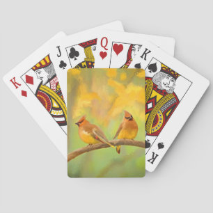 Jeu De Cartes Peinture à cire de cèdre - jolie art original chie