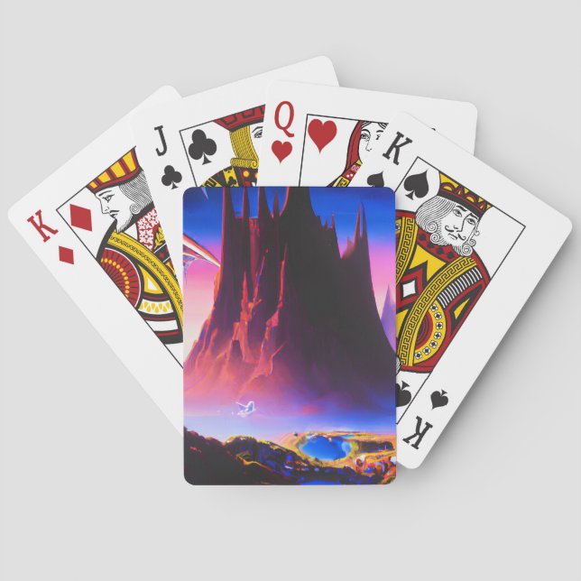 Jeu De Cartes Peinture à l'huile Dream World (dos)