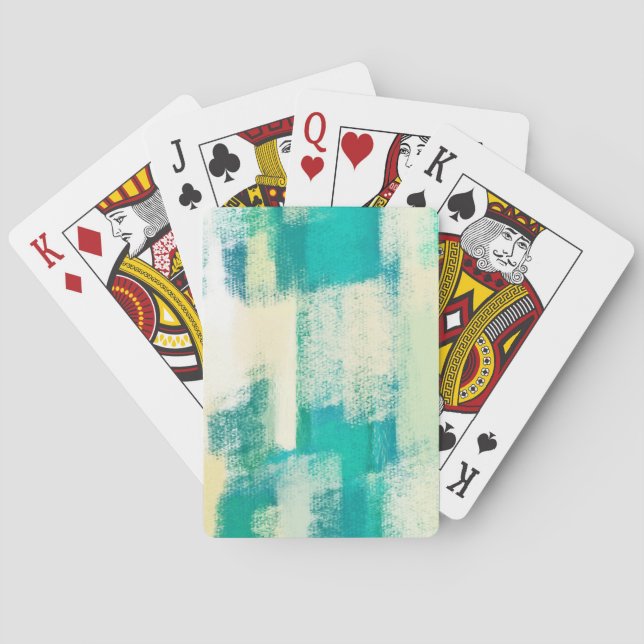 Jeu De Cartes Peinture Abstraite | Couleurs Dynamiques (dos)