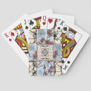 Jeu De Cartes Peinture Abstraite de défilement