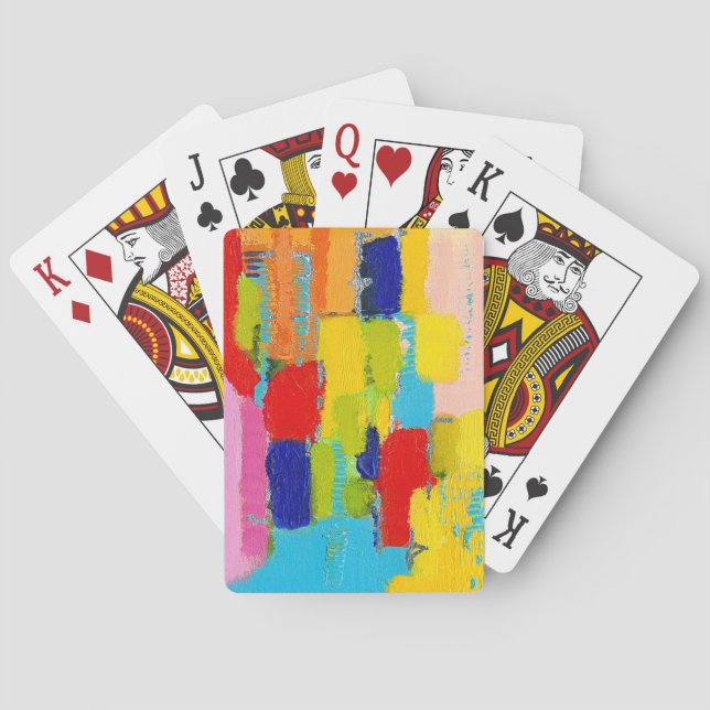 Jeu De Cartes Peinture Abstraite fantastique par Kris Taylor (dos)