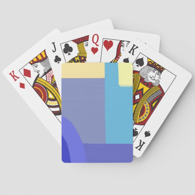 Jeu De Cartes peinture abstraite moderne (dos)
