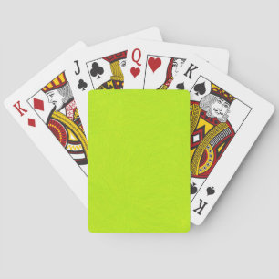 Jeu De Cartes Peinture Abstraite verte de chaux