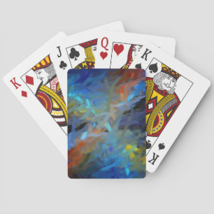 Jeu De Cartes Peinture artistique Abstraite multicolores