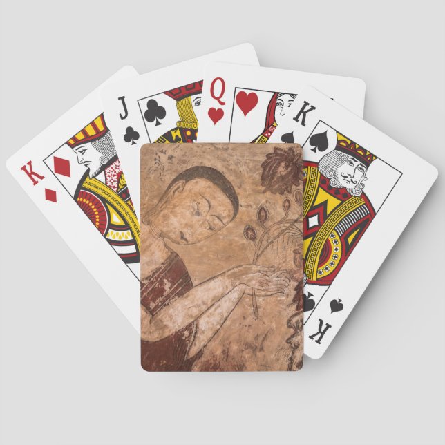 Jeu De Cartes Peinture bouddhiste ancienne (dos)