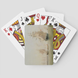 Jeu De Cartes Peinture de bateau (huile sur la toile)