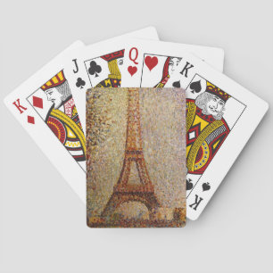 Jeu De Cartes Peinture de Georges Seurat : La Tour Eiffel (1889)