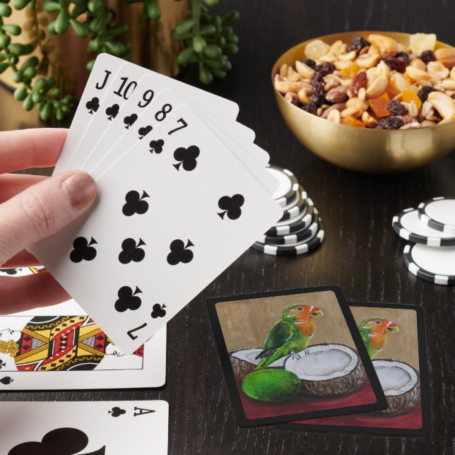 Jeu De Cartes Peinture de la fête tropicale de l'inséparable par (In Situ)