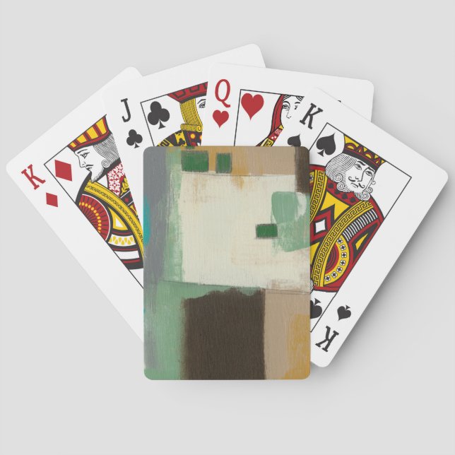 Jeu De Cartes Peinture expressionniste avec pointes de brosse lo (dos)