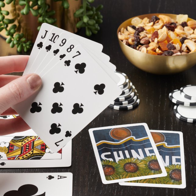 Jeu De Cartes Peinture Nuits d'été par Alfred Fox (In Situ)