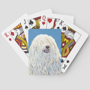Jeu De Cartes Peinture Puli - Cute Original Chien Art