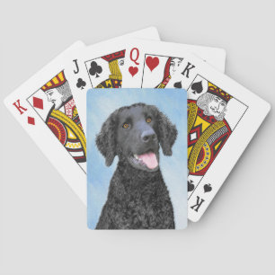 Jeu De Cartes Peinture Retriever recouverte de boue - Art Chien