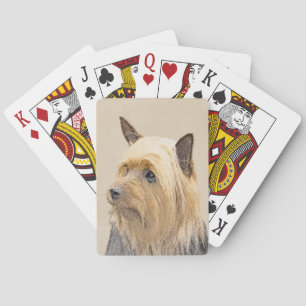 Jeu De Cartes Peinture Silky Terrier - Cute Original Chien Art