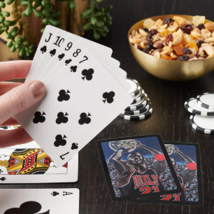 Jeu De Cartes Peinture Tirer sur la Lune par Alfred Fox