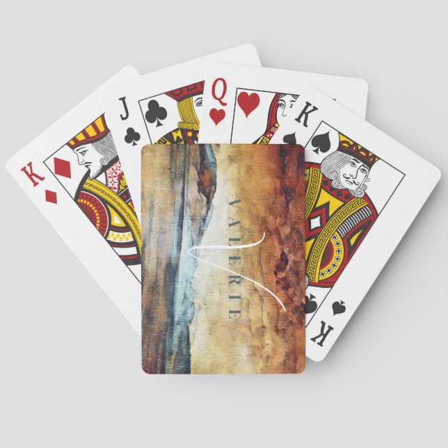 Jeu De Cartes Peinture Vintage magique (dos)