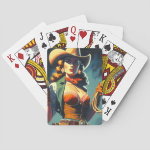 Jeu De Cartes Peinture vintage pour fille