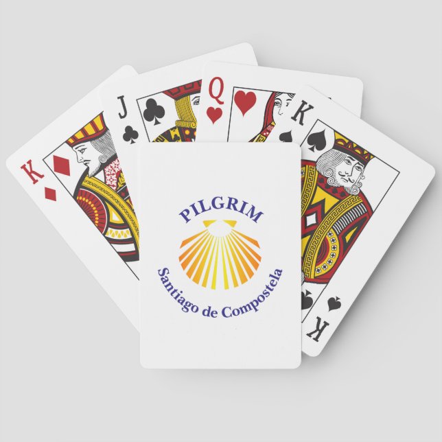 Jeu De Cartes Pèlerin du chemin de Saint-Jacques (dos)