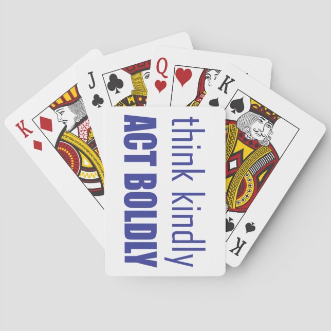 Jeu De Cartes Pensez Bien, Agissez Avec Force (dos)